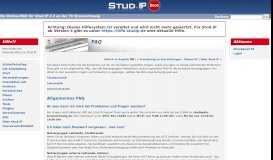 
							         TU Braunschweig: Stud.IP-Nutzerdokumentation: FAQ								  
							    