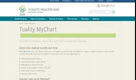 
							         Tuality MyChart : Tuality Healthcare								  
							    