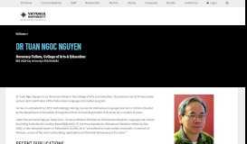 
							         Tuan Ngoc Nguyen | Victoria University | Melbourne Australia								  
							    