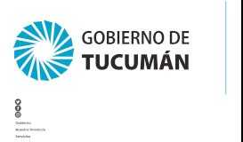 
							         Tucumán - Portal Oficial del Gobierno de la Provincia								  
							    