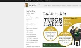 
							         Tudor Habits – Tudor Grange Academy Solihull								  
							    