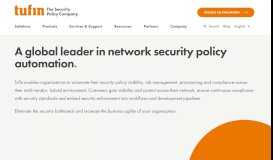 
							         Tufin: Network Security Policy Management, Firewall Management								  
							    