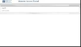 
							         TUHS Remote Access Portal.								  
							    