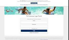 
							         TUI - Customer Portal Log in								  
							    