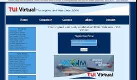 
							         TUI Virtual: The Original and Best, established 2006. Welcome								  
							    