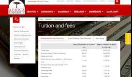 
							         Tuition and Fees - Africa University								  
							    