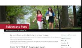 
							         Tuition and Fees - Davidson College								  
							    