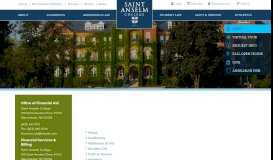 
							         Tuition & Financial Aid Overview | Saint Anselm College								  
							    
