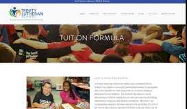 
							         Tuition Formula — Trinity Lutheran School								  
							    