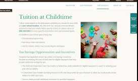 
							         Tuition Information - Child Daycare Cost | Childtime								  
							    