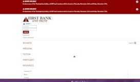 
							         Tuition Line | LA, FL, MS Tuition Financing | First Bank & Trust								  
							    