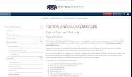 
							         Tuition Payments - FAU								  
							    