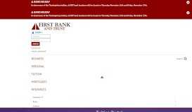 
							         Tuition Portal| LA, FL, MS Private School Loan | FBT - First Bank & Trust								  
							    