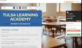 
							         Tulsa Learning Academy | Smore Newsletters for Education								  
							    