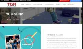 
							         Tumbling - The Gymnastics Academy								  
							    