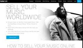 
							         TuneCore: Sell Your Music Online - Digital Music Distribution								  
							    