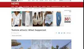 
							         Tunisia attack: What happened - BBC News								  
							    