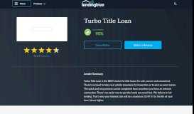 
							         Turbo Title Loan - Personal Loan Company Reviews ...								  
							    