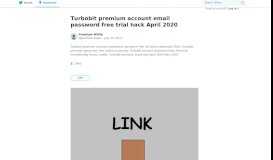 
							         Turbobit premium account email password free trial hack ...								  
							    