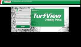 
							         TurfView Ordering Portal:: Login								  
							    