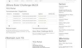 
							         Turnier-Archiv - Store Ruler Challenge 06/19 - fowsystem.com								  
							    