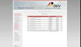 
							         Turniere/Ergebnisse - DVV Beachvolleyball -								  
							    