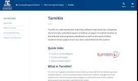 
							         Turnitin Assignments - LMS - University of Melbourne								  
							    