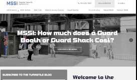 
							         Turnstile Blog - Modular Security Systems Inc.								  
							    