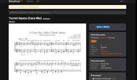 
							         Turret Opera (Cara Mia) – Portal 2 sheet music | Sheethost								  
							    