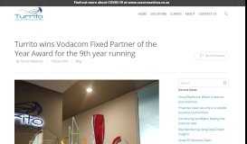 
							         Turrito Networks wins Vodacom Fixed Partner of the Year Award - Turrito								  
							    