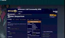 
							         Tusker Emporium | Asheron's Call Community Wiki | FANDOM ...								  
							    