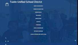 
							         Tustin Unified School District: Home								  
							    