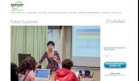 
							         Tutor / Lecturer - Wawasan Open University								  
							    