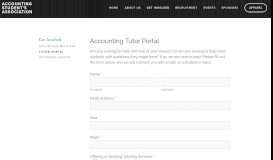 
							         Tutor Portal — Accounting Society of Guelph								  
							    