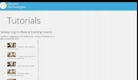 
							         Tutorials - Elected Technologies - Digital Solutions for those in ...								  
							    