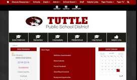 
							         Tuttle Public Schools - Admin								  
							    