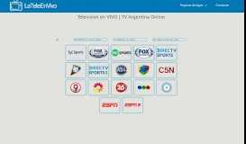 
							         TV en VIVO | Television Online Gratis								  
							    