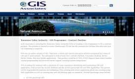 
							         TVA GIS Programmer - eGIS Associates								  
							    