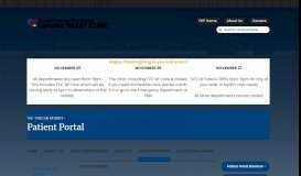 
							         TVC Patient Portal								  
							    