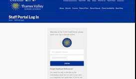 
							         TVSS - Staff Portal Log In - Thames Valley Summer Schools								  
							    