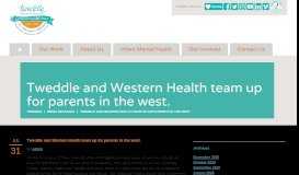 
							         Tweddle and Western Health team up for parents in the west. – Tweddle								  
							    