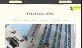 
							         Twenty Exchange | Financial District Luxury Rentals : Twenty Exchange								  
							    