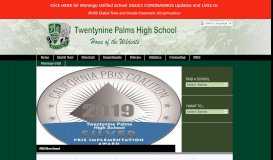 
							         Twentynine Palms High School - Morongo Unified School District								  
							    