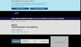 
							         Twickenham Academy - Ofsted								  
							    