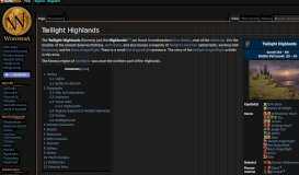
							         Twilight Highlands - Wowpedia - Your wiki guide to the World of Warcraft								  
							    