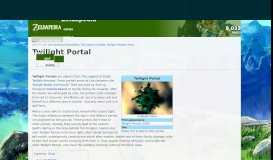 
							         Twilight Portal | Zeldapedia | FANDOM powered by Wikia								  
							    