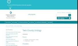 
							         Twin County Urology								  
							    