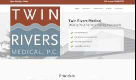 
							         Twin Rivers Medical Group								  
							    