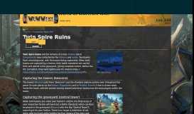 
							         Twin Spire Ruins | WoWWiki | FANDOM powered by Wikia								  
							    