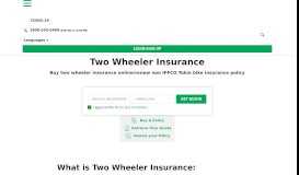 
							         Two Wheeler Insurance Online: Buy/Renew Bike ... - Iffco Tokio								  
							    